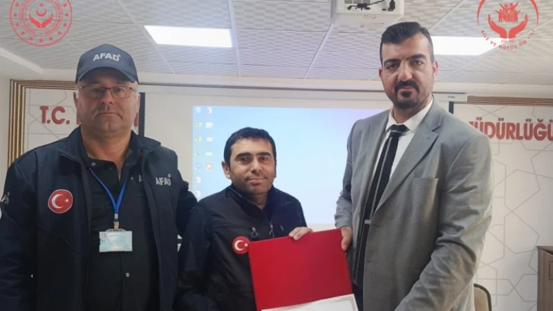 Nevşehir'de Sosyal Hizmet Personeline Afet ve Acil Durum Eğitimi