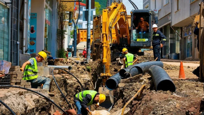Ordu'da 6 Ayda 233 Bin Metrelik Altyapı Hamlesi