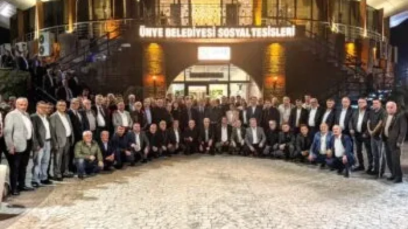 Ordu'nun Ünye İlçesinde Muhtarlar Günü Dolayısıyla Program Düzenlendi