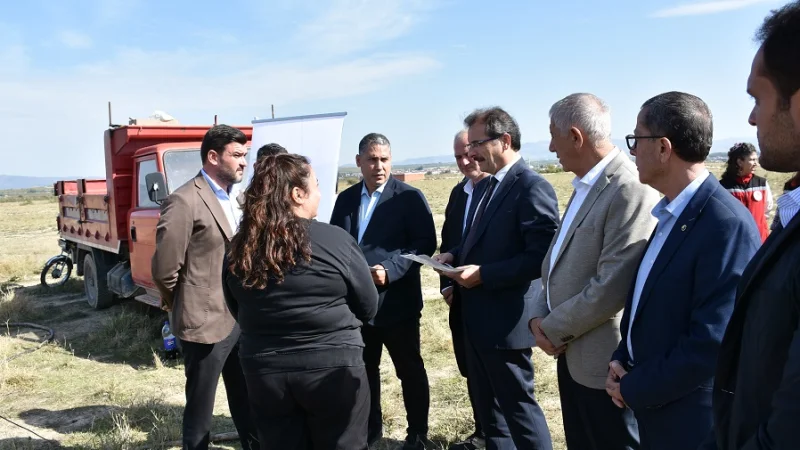 Salihli Jeotermal Sera OTB Projesinde Saha Çalışmaları İncelendi