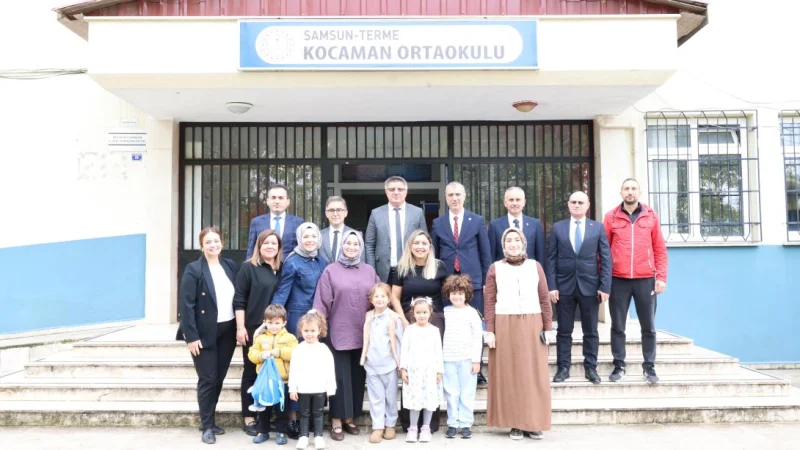 Samsun'da Eğitim Yatırımları ve Faaliyetleri Yerinde İncelendi