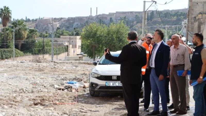 Şanlıurfa Haleplibahçe'de Otopark Projesi İçin Kamulaştırma ve Yıkımlar Sürüyor