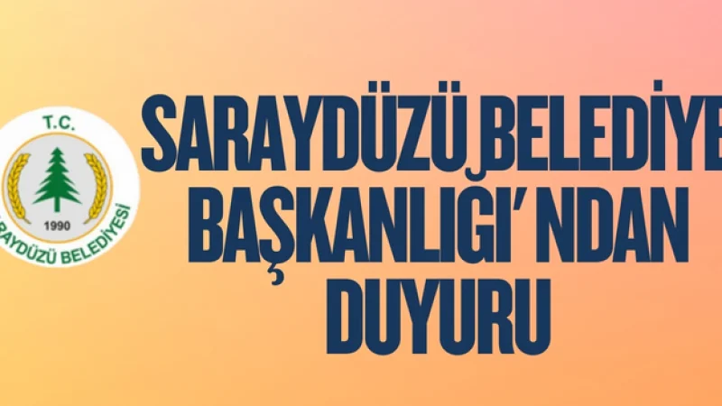 Saraydüzü Merkez Mahallesi'nde 18. Madde Uygulaması Askıya Çıkarıldı
