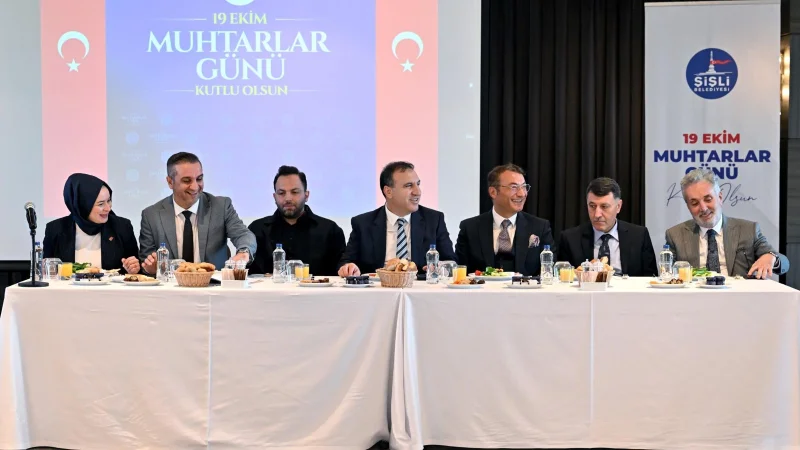 Şişli'de Muhtarlar Günü Buluşması: Yeni Dönem Projeleri Masaya Yatırıldı