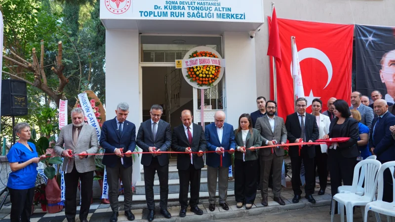 Soma Devlet Hastanesi Bünyesinde Toplum Ruh Sağlığı Merkezi Hizmete Girdi