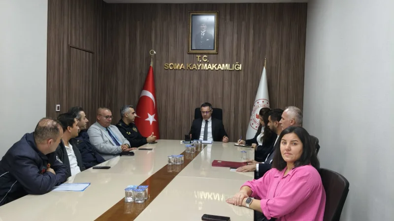 Soma'da Spor Güvenlik Kurulu Toplantısı Gerçekleştirildi