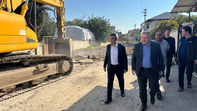 Suluova'da Sülün Sokak Sıcak Asfalt İçin Hazırlanıyor