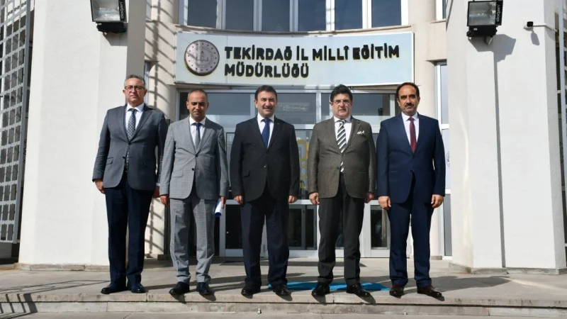 Tekirdağ'da Eğitim Kurumlarına Denetim: Vali Vekili Çek İncelemelerde Bulundu