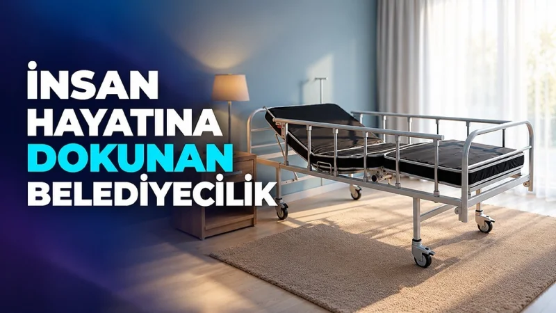 Tekirdağ'da Yatağa Bağımlı ve İhtiyaç Sahibi Vatandaşlara Hasta Yatağı Desteği
