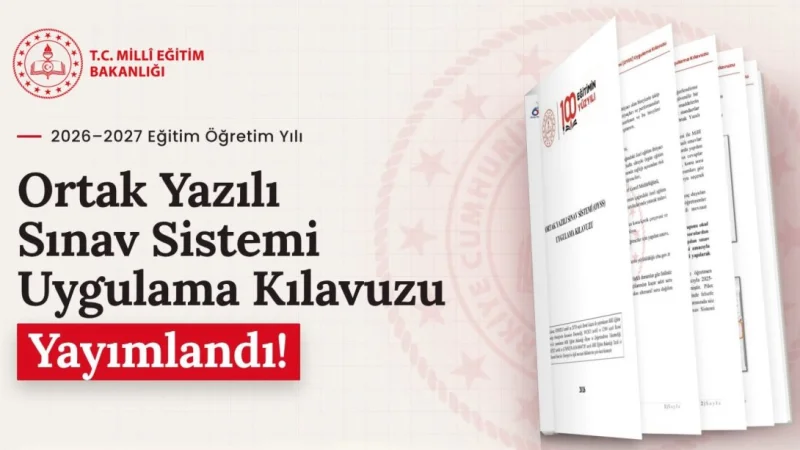 Trabzon'da Eğitimde Yeni Dönem: Ortak Yazılı Sınav Sistemi Kılavuzu Yayımlandı