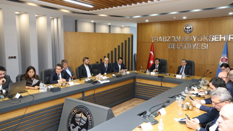 Trabzon’da Raylı Sistem Projesinde Çalışmalar Sürüyor