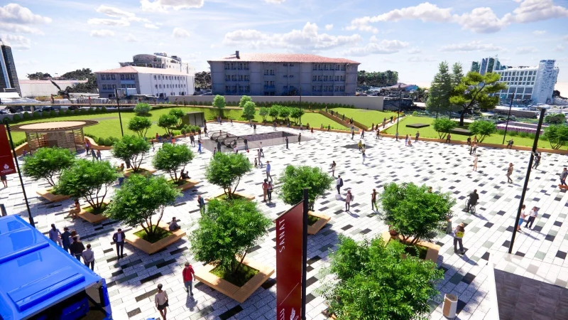 Ümraniye'de Dudullu Meydanı Projesi İçin Çalışmalar Sürüyor