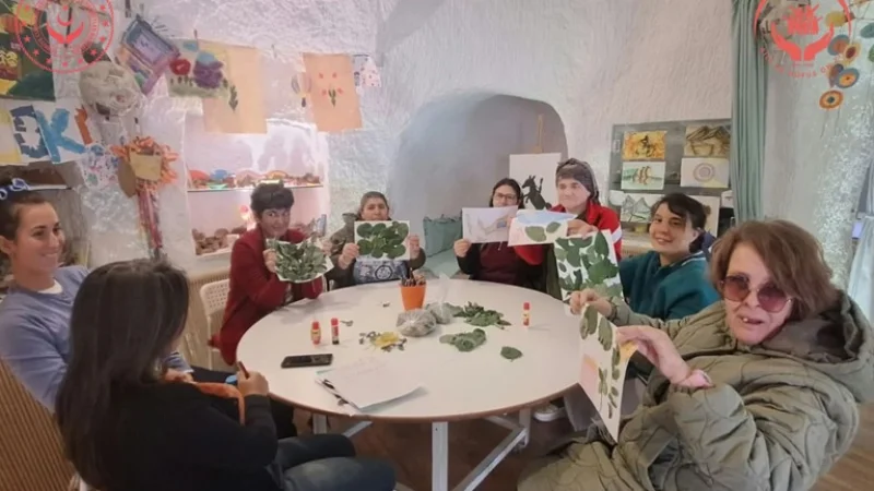 Ürgüp'teki Bakım Merkezi KEYDER Atölye Çalışmalarında Yer Aldı