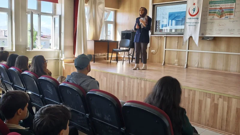 Van İpekyolu'nda öğrencilere yönelik kapsamlı sağlık ve beslenme eğitimi