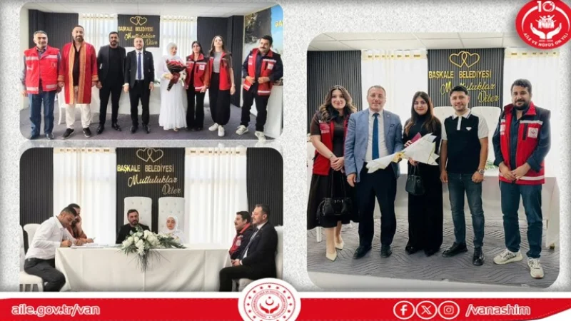 Van'da Evlilik Kredisi Desteği Alan Ailelere Bebek Bakım Desteği