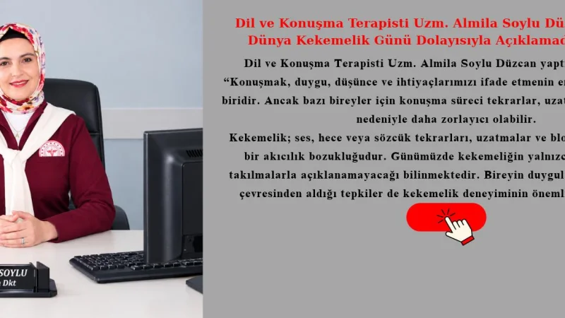 Yozgat'ta Dünya Kekemelik Günü Açıklaması: Kekemelik Hakkında Bilinen Yanlışlar
