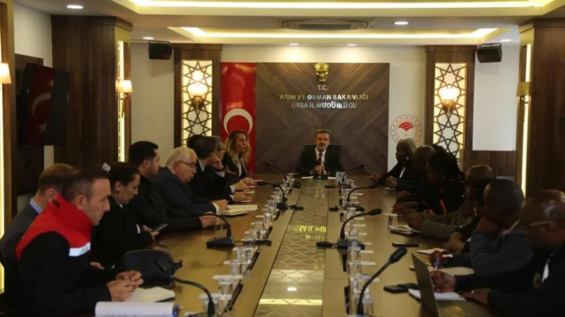 Zambiya ve Gana Tarım Bakanlığı Heyetlerinden Bursa'ya Ziyaret