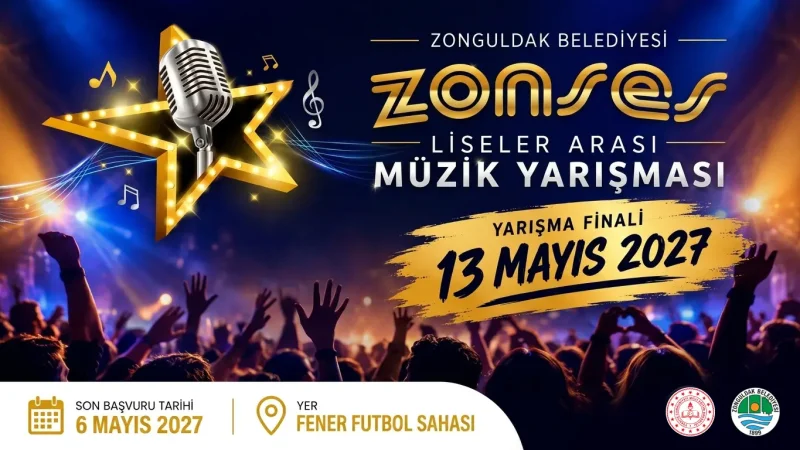 Zonguldak'ta Liseler Arası Müzik Yarışması İçin Başvurular Başladı