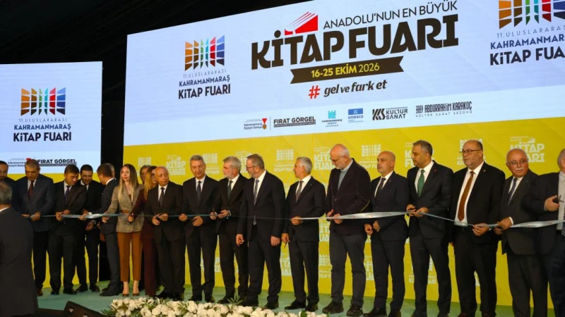 11. Uluslararası Kahramanmaraş Kitap Fuarı Kapılarını Açtı