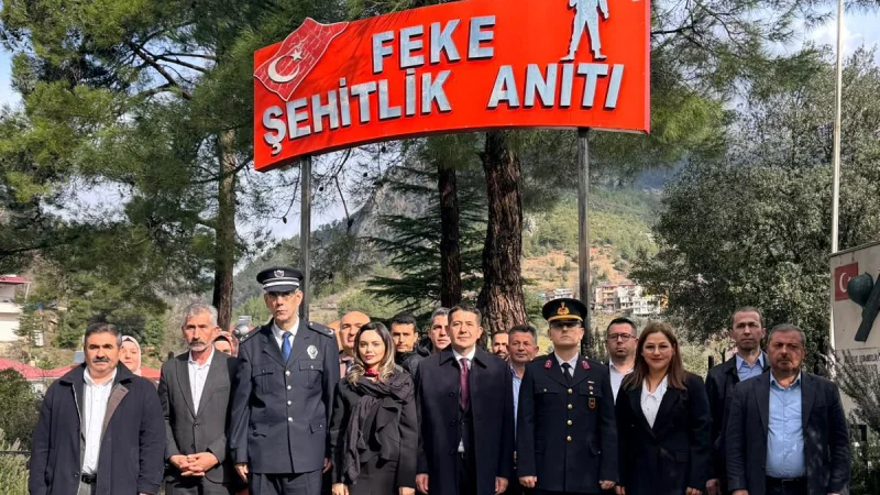 Adana'nın Feke İlçesinin Kurtuluşunun 106. Yıl Dönümü Törenle Kutlandı