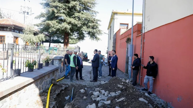 Akçaabat'ta Doğalgaz Altyapı Çalışmaları Devam Ediyor