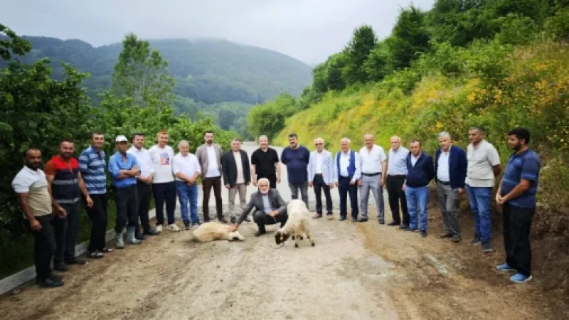 Akkuş'un Kızılelma Mahallesi'nde Yol Çalışmaları Başladı
