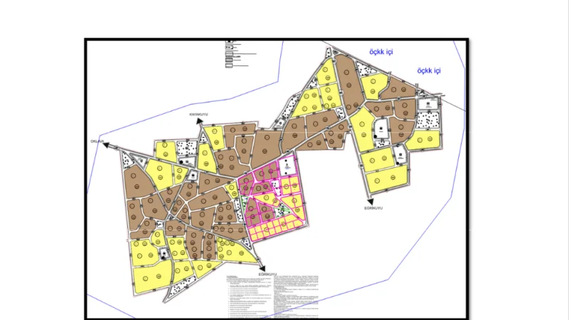 Aksaray'ın Eskil İlçesinde Birden Fazla Yerleşim Yerinin İmar Planı Askıya Çıkarıldı