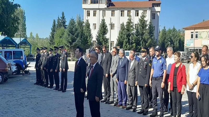 Aksu'da 30 Ağustos Zafer Bayramı'nın 103. Yıl Dönümü Törenle Kutlandı