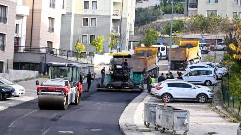 Altındağ'da Yol Yenileme Çalışmaları: Baraj Mahallesi'ne Binlerce Ton Asfalt Döküldü
