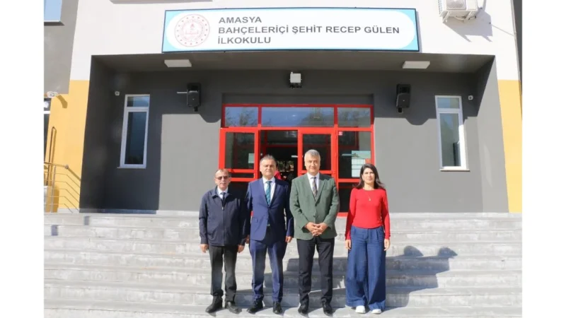 Amasya'da Okul Ziyareti: Eğitim Politikaları ve Maarif Modeli Değerlendirildi