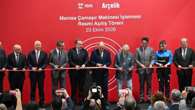 Arçelik'in Yeni Çamaşır Makinesi İşletmesi Manisa'da Açıldı