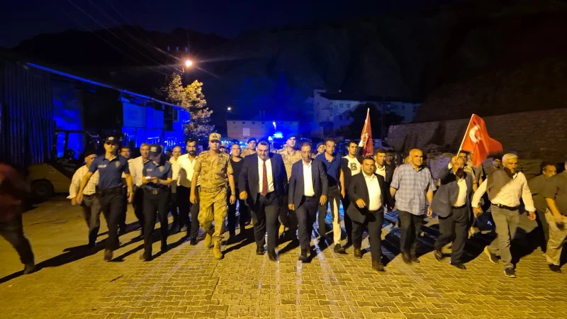 Arıcak'ta 15 Temmuz Demokrasi ve Millî Birlik Günü Anma Programı Düzenlendi