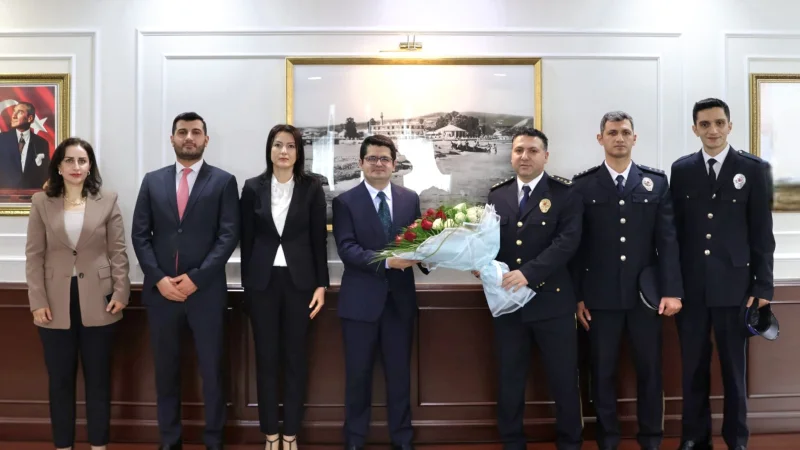 Arsuz Kaymakamlığı'nda Polis Haftası Kabulü