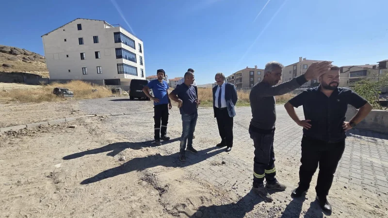 Avanos'ta Yeni Dolmuş Güzergahında Yol Çalışmaları Başladı