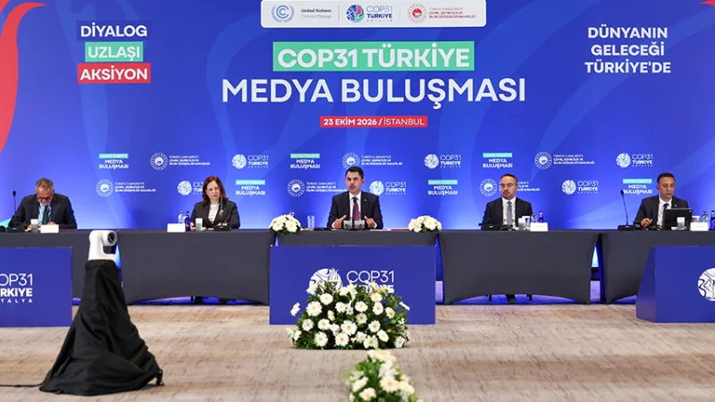 Bakan Kurum Medya Yöneticileriyle Buluştu: Türkiye’nin COP31 Hazırlıkları Tüm Detaylarıyla Anlatıldı
