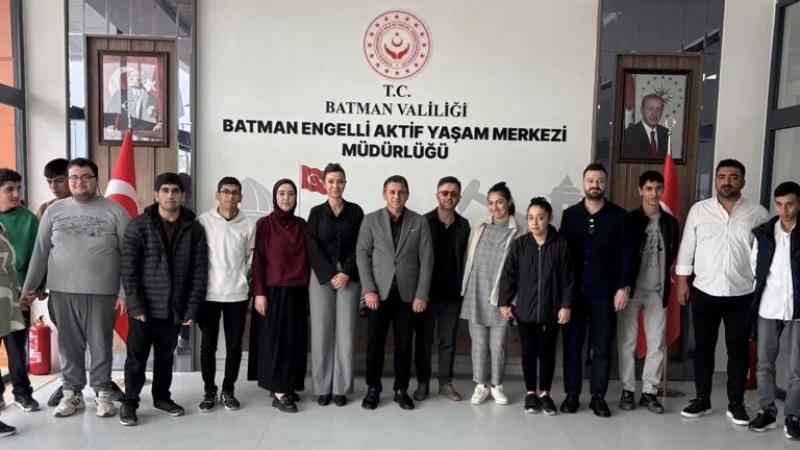 Batman Özel Eğitim Meslek Okulu'ndan Engelli Aktif Yaşam Merkezi'ne Ziyaret
