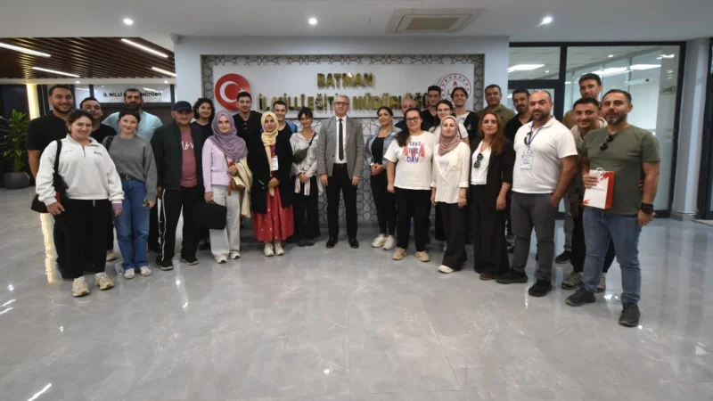 Batman'da Uluslararası Gençlik Değişimi Projesi Buluşması