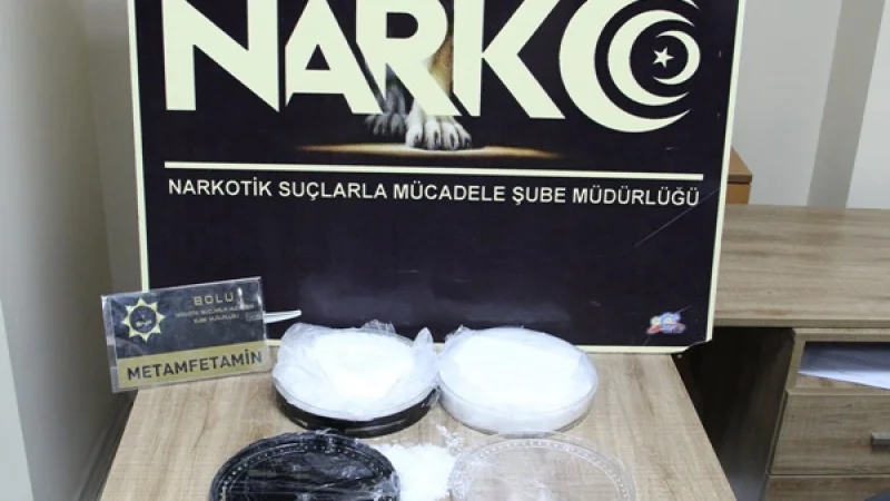 Bolu'da Narkotik Operasyonu: 3 Kilo 630 Gram Metamfetamin Ele Geçirildi