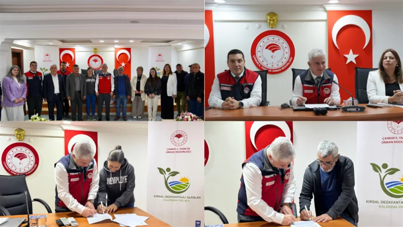 Çankırı'da Hassas Gruplara Yönelik Sera Hibe Sözleşmeleri İmzalandı