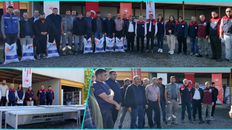 Çankırı'da Mera Islah Projesi ile Hayvancılığa Destek