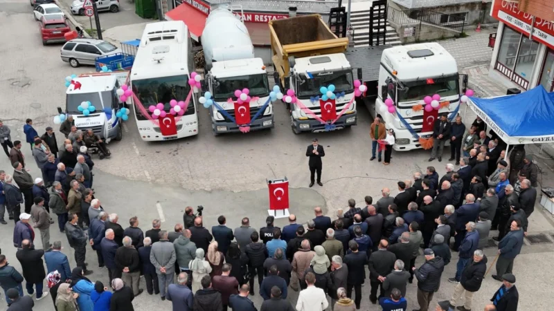 Çaybaşı Belediyesi Araç Filosunu 5 Yeni Araçla Güçlendirdi