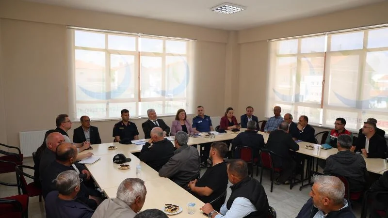 Çifteler'de Mayıs Ayı Muhtarlar Toplantısı Düzenlendi