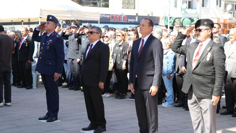 Çiftlikköy'de 19 Eylül Gaziler Günü Törenle Kutlandı