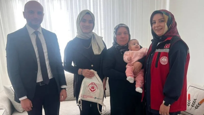 Çorum'da 'Hayat Bağı' Projesi ile Ailelere Destek Ziyareti