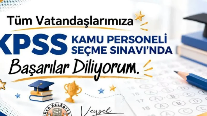 Dinar'da KPSS Adaylarına Ücretsiz Ulaşım Desteği Sağlanacak
