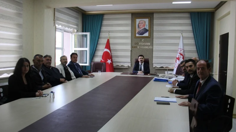 Dörtdivan'da Sosyal Yardımlaşma ve Dayanışma Vakfı Çalışmaları Değerlendirildi