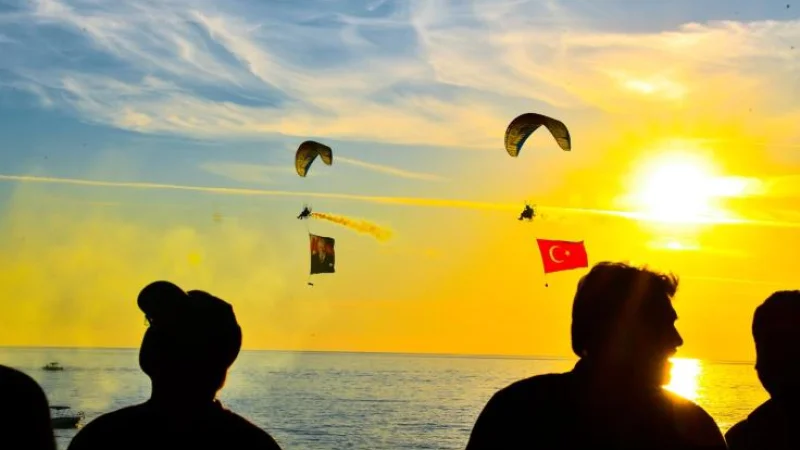 Fethiye Ölüdeniz Semalarında Renkli Hava Oyunları Festivali Başladı
