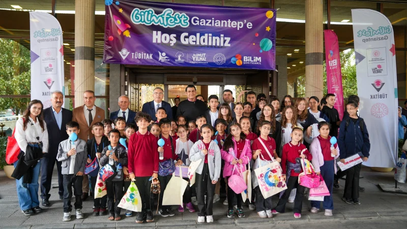 Gaziantep'te TÜBİTAK 4007 Bilim Şenlikleri'ne Yoğun İlgi