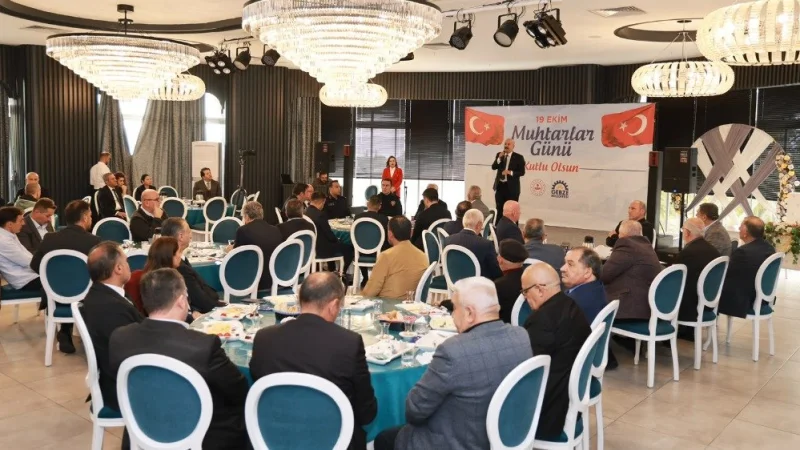 Gebze'de 19 Ekim Muhtarlar Günü Dolayısıyla Buluşma Düzenlendi