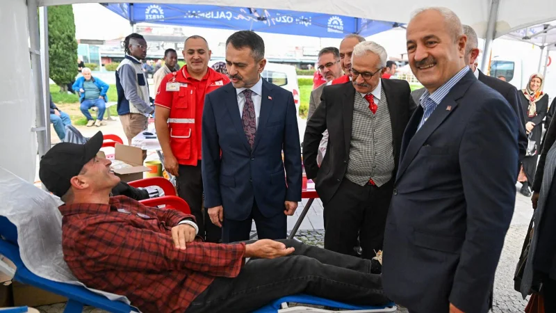 Gebze'de Kan Bağışı Seferberliği: Vali Aktaş Destek Verdi